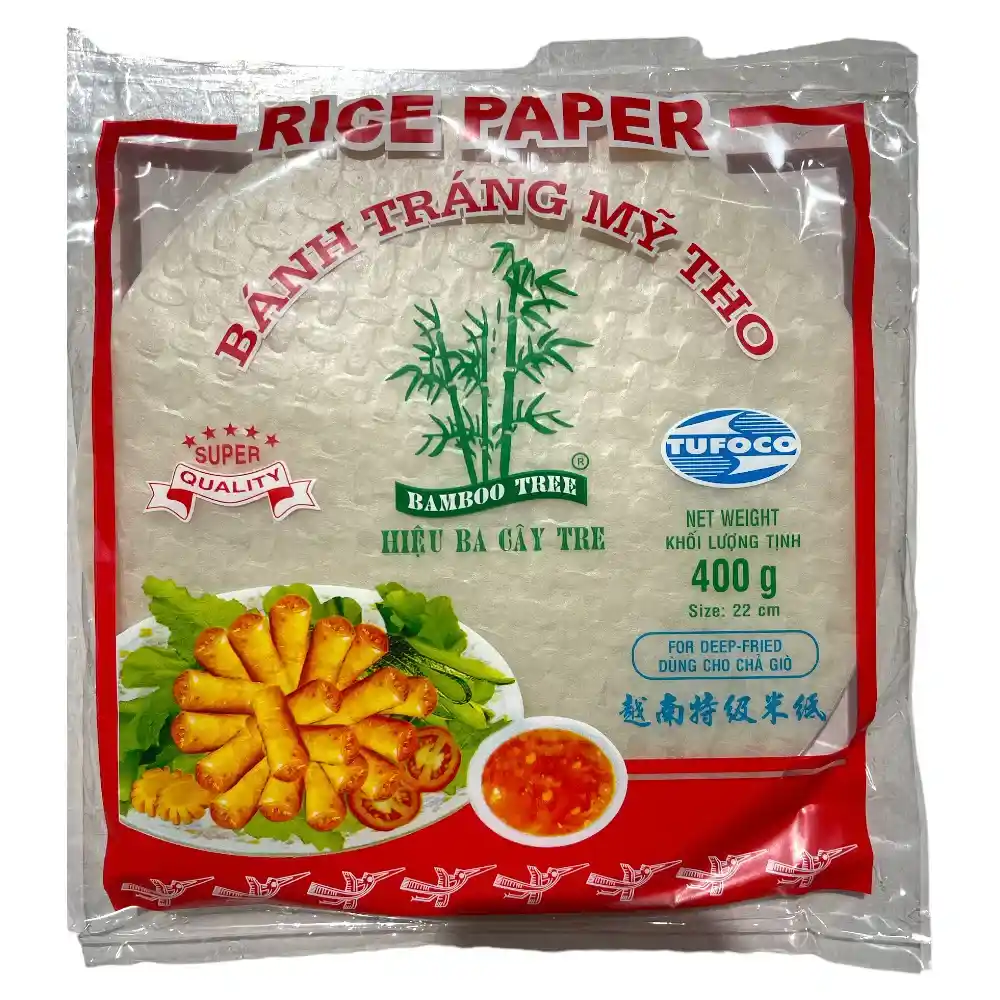 Reispapier (rund) für Frühlingsrolle 22cm 400g