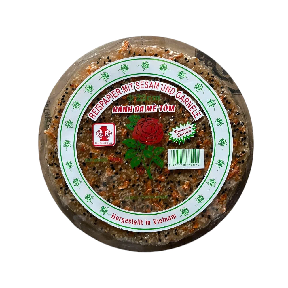 Reispapier mit Sesamen und Garnelen 400g