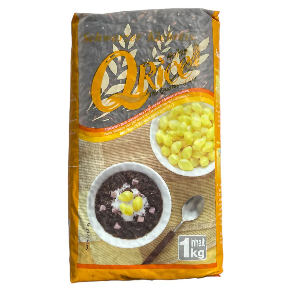 Schwarzer Klebsreis Q Reis 1kg
