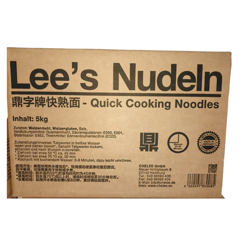 Lee´s Nudeln Quick Cooking Noodles 5kg