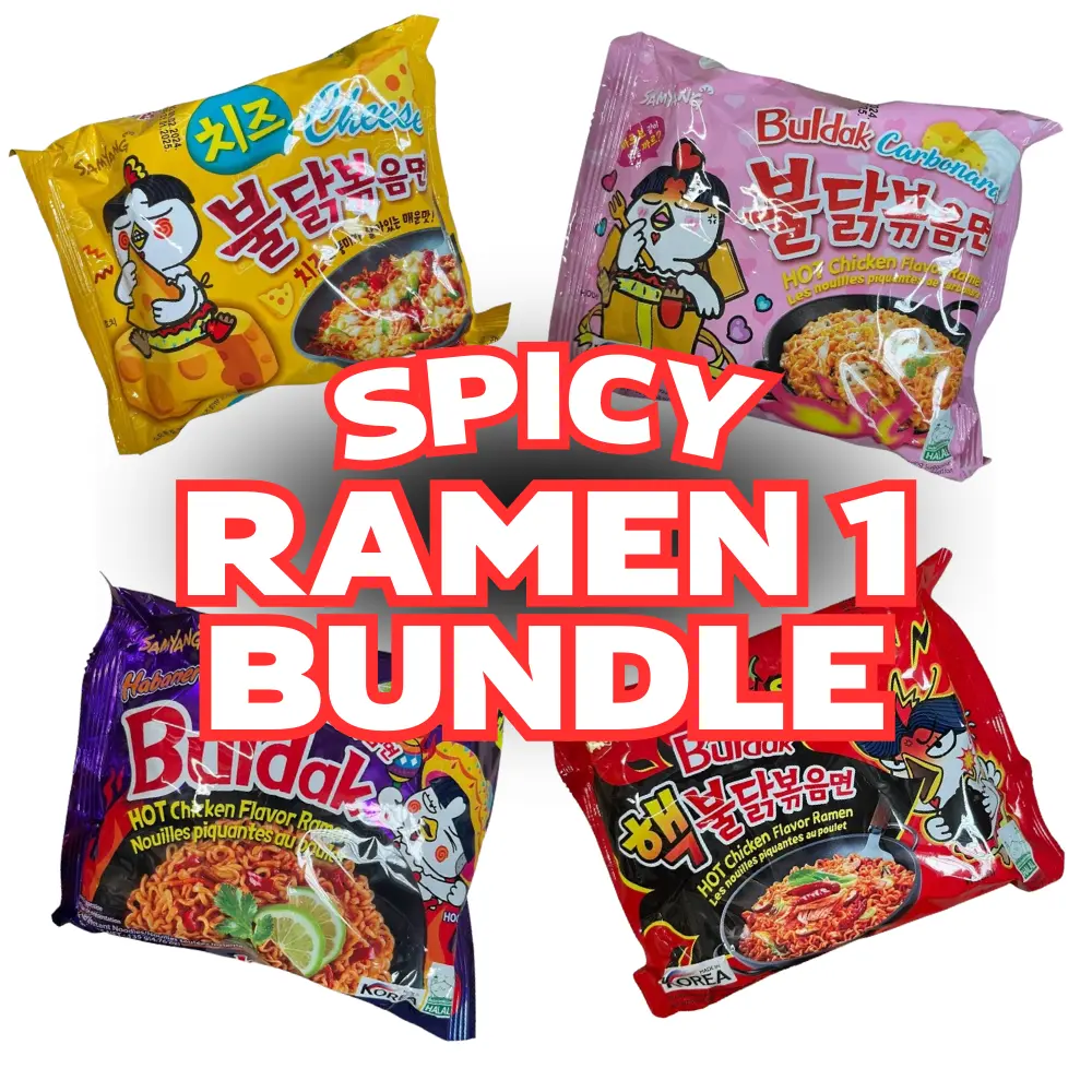 Spicy Ramen Bundle 4 Portionen Instant-Nudeln