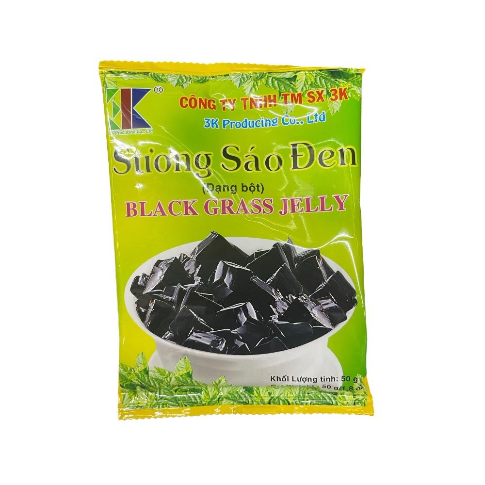 Schwarz Agar Pulver (Gras Jelly) 50g (Buy 5-Extra 1)